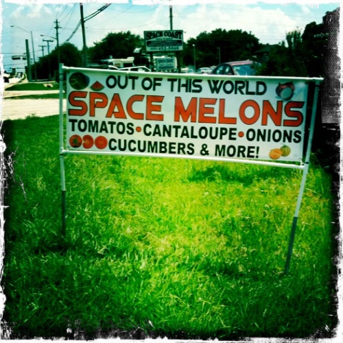 Space Melons: only on the space coast.