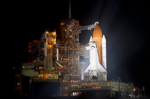 Space Shuttle Discovery on Launchpad for final launch. Photo: NASA/Bill Ingalls